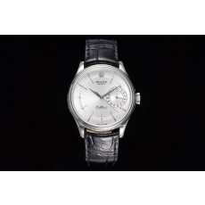 [GM공장]롤렉스 셀리니 50519 데이트 39mm 화이트다이얼 바인덱스 가죽스트랩