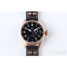[YL공장]IWC 빅 파일럿 IW501005 18K 로즈골드 블랙다이얼 가죽스트랩