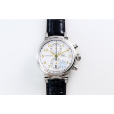 [YL공장]IWC 다빈치 크로노 IW3934 화이트다이얼 골드핸즈 가죽스트랩