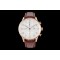 [AZ공장]IWC 포르투기즈 크로노 IW371611 18K 로즈골드 도금 화이트다이얼 골드핸즈 브라운가죽스트랩