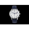 [AZ공장]IWC 포르투기즈 크로노 IW371605 화이트다이얼 블루핸즈 가죽스트랩