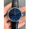 [MKS공장]IWC 포르토피노 IW459402 블루다이얼 실버핸즈 가죽스트랩