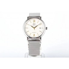 [MKS공장]IWC 포르토피노 화이트다이얼 골드핸즈 메쉬 브레이슬릿