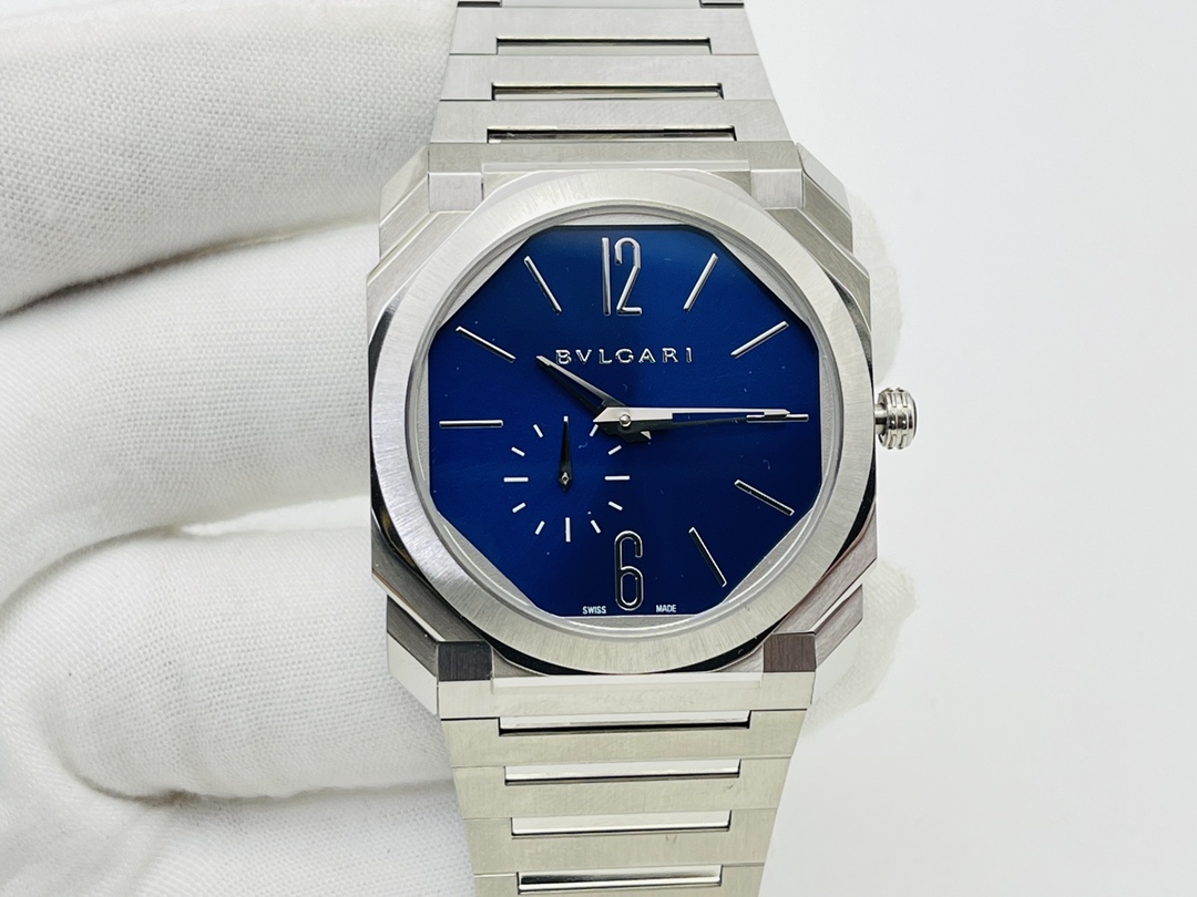 [BV공장]불가리 옥토 피니시모 40mm 블랙다이얼 브레이슬릿
