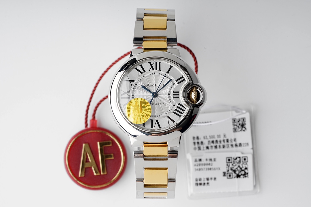 [AF공장]까르띠에 발롱블루 36mm 18K옐로우골드 도금 콤비 브레이슬릿