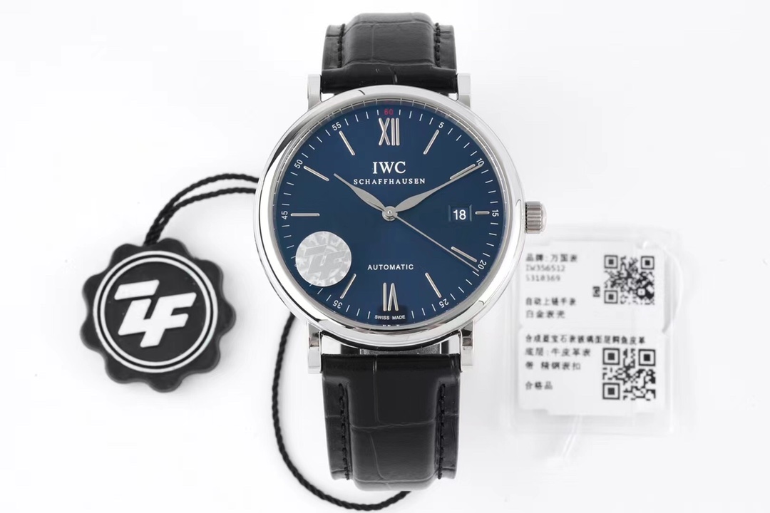 [ZF공장]아이더블유씨 포르토피노 39mm IW356512 블루다이얼 실버핸즈