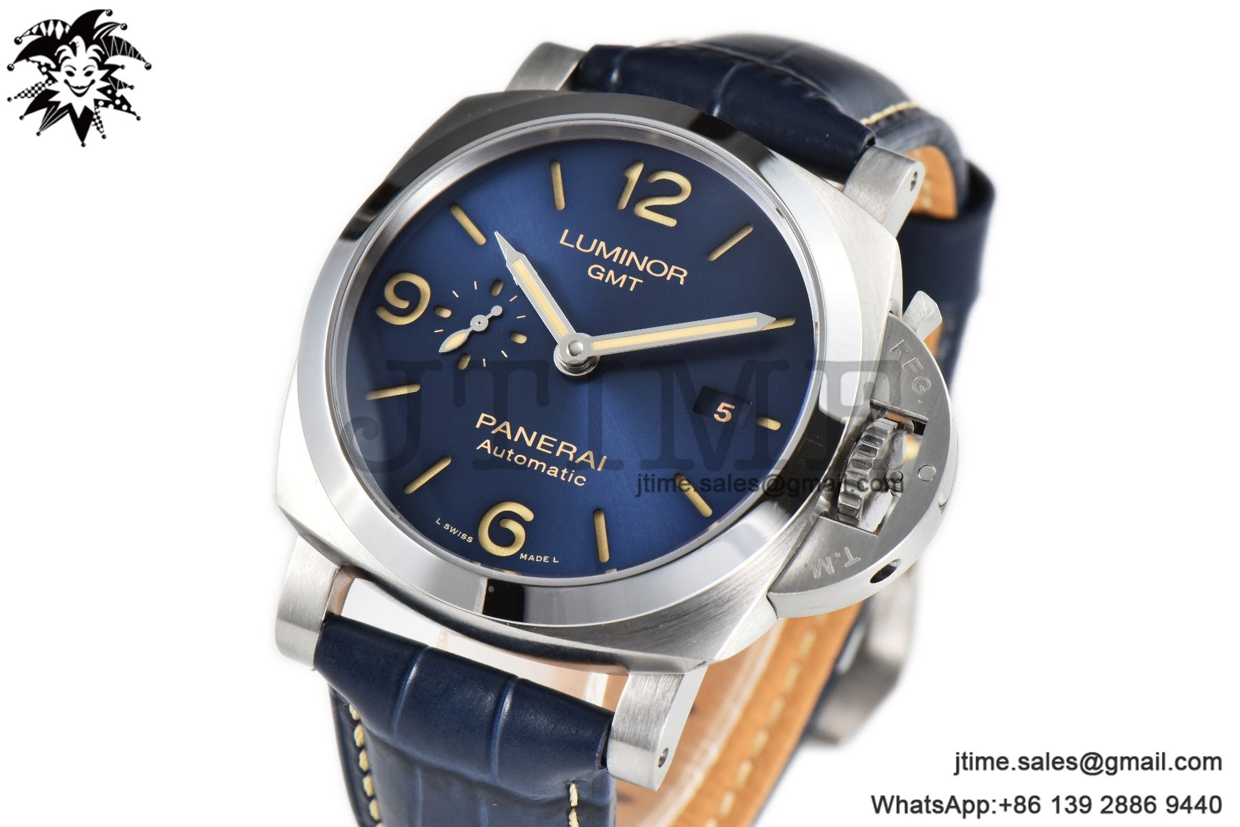 [VS공장]파네라이 루미노르 GMT PAM1313 블루다이얼 44mm