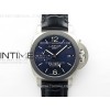 [VS공장]PAM1279 X Luminor GMT 42mm Titanium VSF 11 Best Edition Blue Dial on Black Leather Strap P.9011 Super Clone