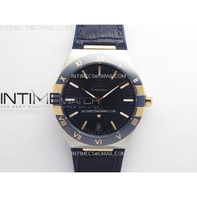 [VS공장]컨스틸레이션 로즈골드 블루 다이얼 거미스트렙 41MM RG Blue Ceramic Bezel VSF 11 Best Edition Blue Dial on Blue Gummy Strap A8900