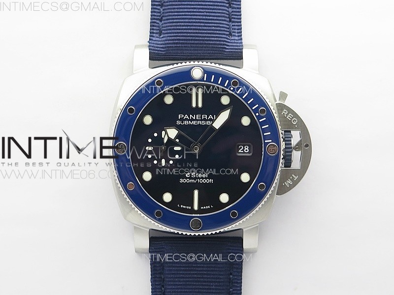 [VS공장]PAM1289 Y VSF 11 Best Edition Blue Dial on Blue Leather Strap P.900 Super Clone