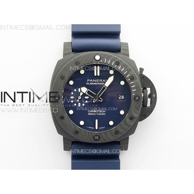 [VS공장]PAM 1232 Carbotech 44mm VSF Best Edition Blue Dial Blue Markers on Blue Rubber Strap P.9010 Clone