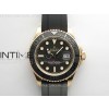 [VS공장]Yacht-Master 116655 40mm 904L RG VSF 11 Best Edition Black Dial on Oysterflex Rubber Strap VS3135