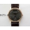 Master Ultra Thin Moon 136255J RG ZF 11 Best Edition Gray Dial on Brown Leather Strap V3 SA925 Super Clone