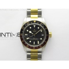 Black Bay GMT S&G BlackBrown Bezel ZF 11 Best Edition on SSYG Bracelet A2836