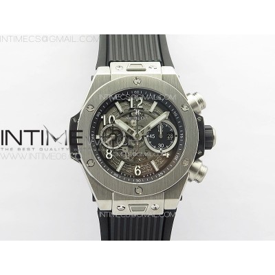 Hublot Big Bang Unico Titanium ZF 11 Best Edition Skeleton Dial on Black Rubber Strap A1280