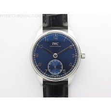 Portuguese IW358304 ZF 11 Best Edition SS Blue Dial on Black Leather Strap A82200