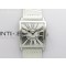 Master Square SS Ladies ZF 11 Best Edition White Roman Dial on White Leather Strap Ronda Quartz