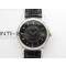 Calatrava 5153G SS ZF 11 Best Edition Black textured dial on Black Leather Strap A324CS
