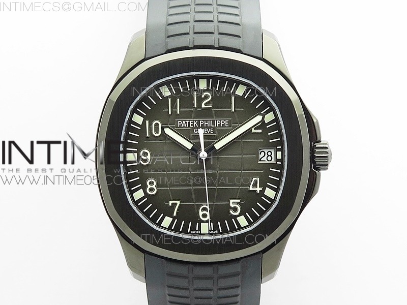 Aquanaut Jumbo 5167A DLC ZF 11 Best Edition Black Dial on Black Rubber Strap 324CS(Free Box)