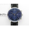Portuguese IW371606 ZF V3 11 Best Edition SS Blue Dial on Black Leather Strap A96355