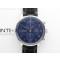Portuguese IW371606 ZF V3 11 Best Edition SS Blue Dial on Black Leather Strap A96355