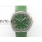 Aquanaut 5168G 42mm SS ZF 11 Best Edition Green Dial on Green Rubber Strap 324CS (Free box)