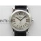 HAPPY SPORT AUTOMATIC SS 36MM ZF 11 BEST EDITION WHITE DIAL ON BLACK LEATHER STRAP A2892