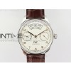 Portuguese Real PR Real Annual Calendar IW503501 ZF 11 Best Edition White Dial on Brown Leather Strap A52850