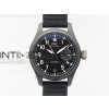 Big Pilot Real PR IW502001 Real Ceramic V2 ZF 11 Best Edition Black Dial on Black Calfskin Strap A51111