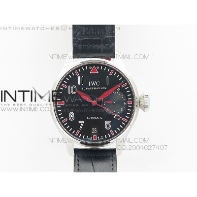 Big Pilot Real PR IW500435 Muhammad Ali ZF Best Edition on Black Leather Strap A51111