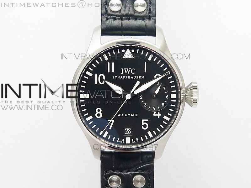Big Pilot IW500901 ZF 11 Best Edition Black Dial on Black Leather Strap A51111