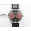 PORTUGUESE REAL PR SS GARY DIAL V2 Gold Numbers ZF 11 BEST EDITION ON BLACK LEATHER STRAP A52010
