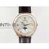 Master Calendar Moonphase RG OMF 11 Best Edition Silver Dial on Brown Leather Strap A8661