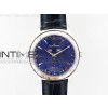 Master Calendar Moonphase SS OMF 11 Best Edition Blue Dial on Blue Leather Strap A8661