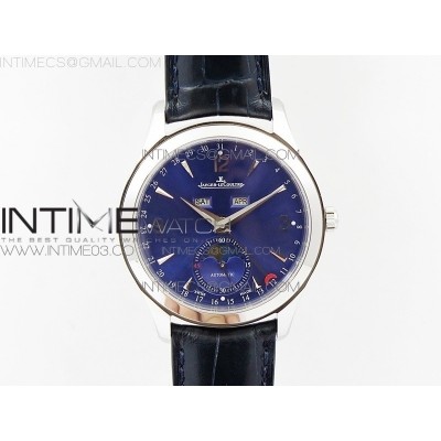 Master Calendar Moonphase SS OMF 11 Best Edition Blue Dial on Blue Leather Strap A8661