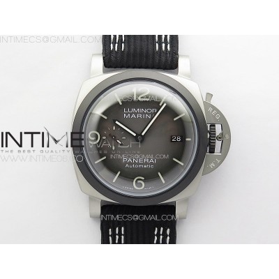 [TT공장]PAM 1122 SSDLC TTF 11 Best Edition Gray Dial on BlackBlue Leather Strap P9010
