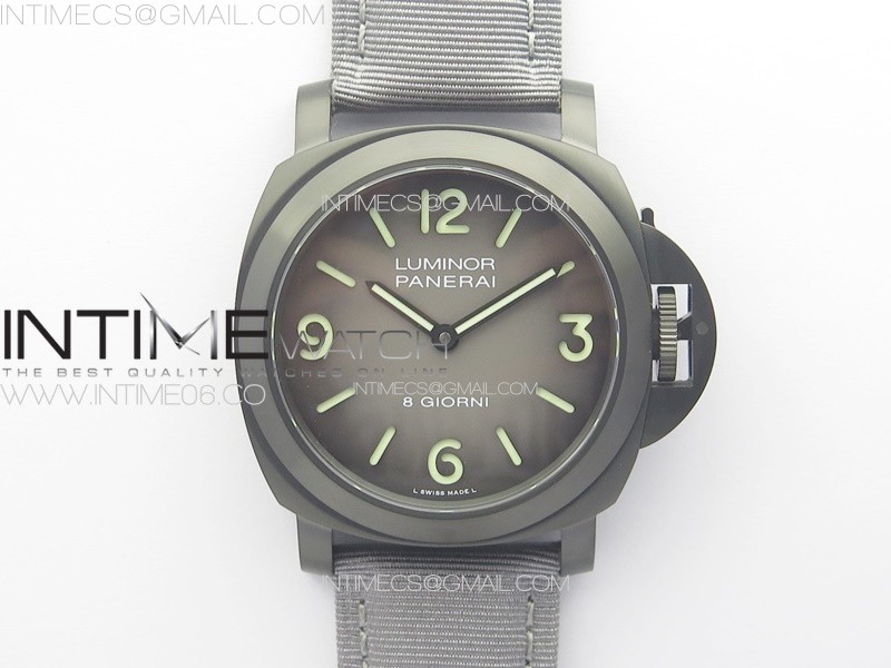 [HW공장]PAM2121 DLC Titanium HWF 11 Best Edition Gray Dial On Gray Nylon Strap A6497