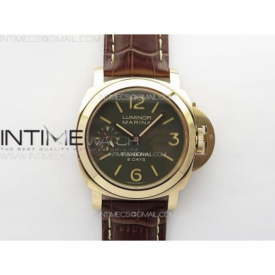 ;HW공장] PAM 511 로즈골드 케이스 블랙다이얼 브라운스트렙 RG HWF 11 Best Edition on Brown Leather strap P5000