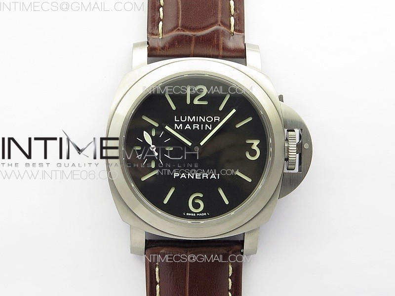 [HW공장] PAM177 Titanium HW 11 Best Edition on Black Leather Strap A6794
