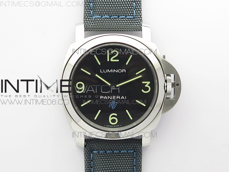 [HW공장] 파네라이 루미노르 44미리 PAM774 블랙다이얼 그레이나일론스트랩PAM 774 HWF Factory on Black Lether Strap Aisan 6497-2