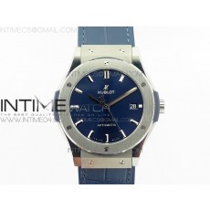 Classic Fusion 45mm Titanium WWF 11 Best Edition Blue Dial On Blue Gummy Strap Asian HB1112