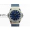 Classic Fusion 45mm Titanium WWF 11 Best Edition Blue Dial On Blue Gummy Strap Asian HB1112