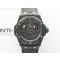 Big Bang Sang Bleu DLC Ti WWF 11 Best Edition Black Skeletonal Dial On Black Gummy Strap Asian HB1213 V2