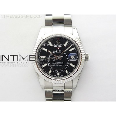[ZF공장]스카이드웰러 블랙Sky-Dweller 326934 904L SS ZF 11 Best Edition Black Dial on SS Bracelet Asian 2824