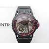 Excalibur Rddbex0815 DLC Ti BBR Best Edition Red Skeleton Dial on Black Rubber Strap Asian RD505SQ