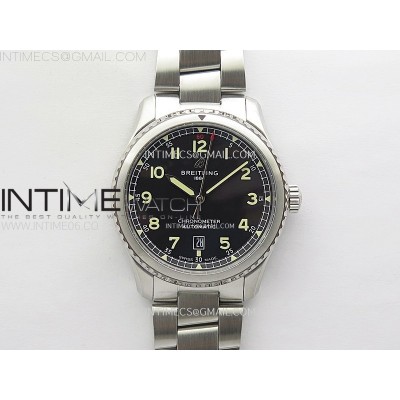 Navitimer8 A17314 SS TF 11 Best Edition Black dial On SS Bracelet A2824