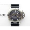 [VS공장] 파네라이 섭머저블 PAM1323 44미리 그레이다이얼 블랙러버스트랩PAM1323 Y GMT VSF 11 Best Edition Dark Gray Dial on Black Rubber Strap P9011