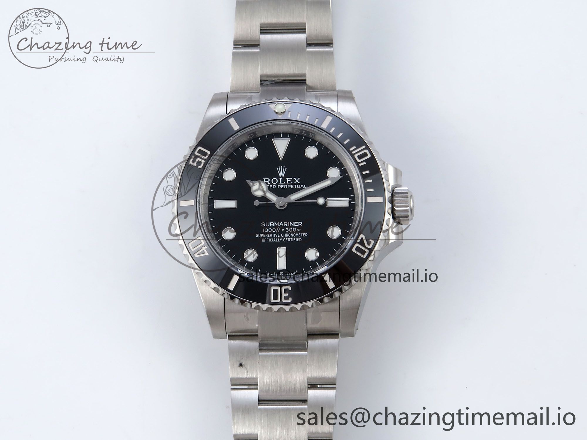 [VS공장]롤렉스 서브마리너 41mm 124060 No Date Black Ceramic on SS Bracelet VS3230