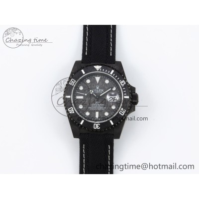 [IPK공장]롤렉스 서브마리너 DIW Carbon Black/White Dial on Black Nylon Strap VR3135