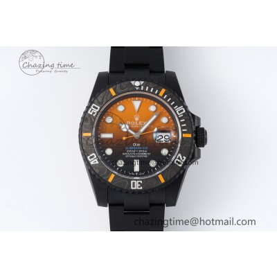 [VS공장]롤렉스 서브마리너 DIW DLC dition Black/Orange Dial on DLC Bracelet VS3135